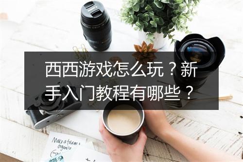 西西游戏怎么玩？新手入门教程有哪些？